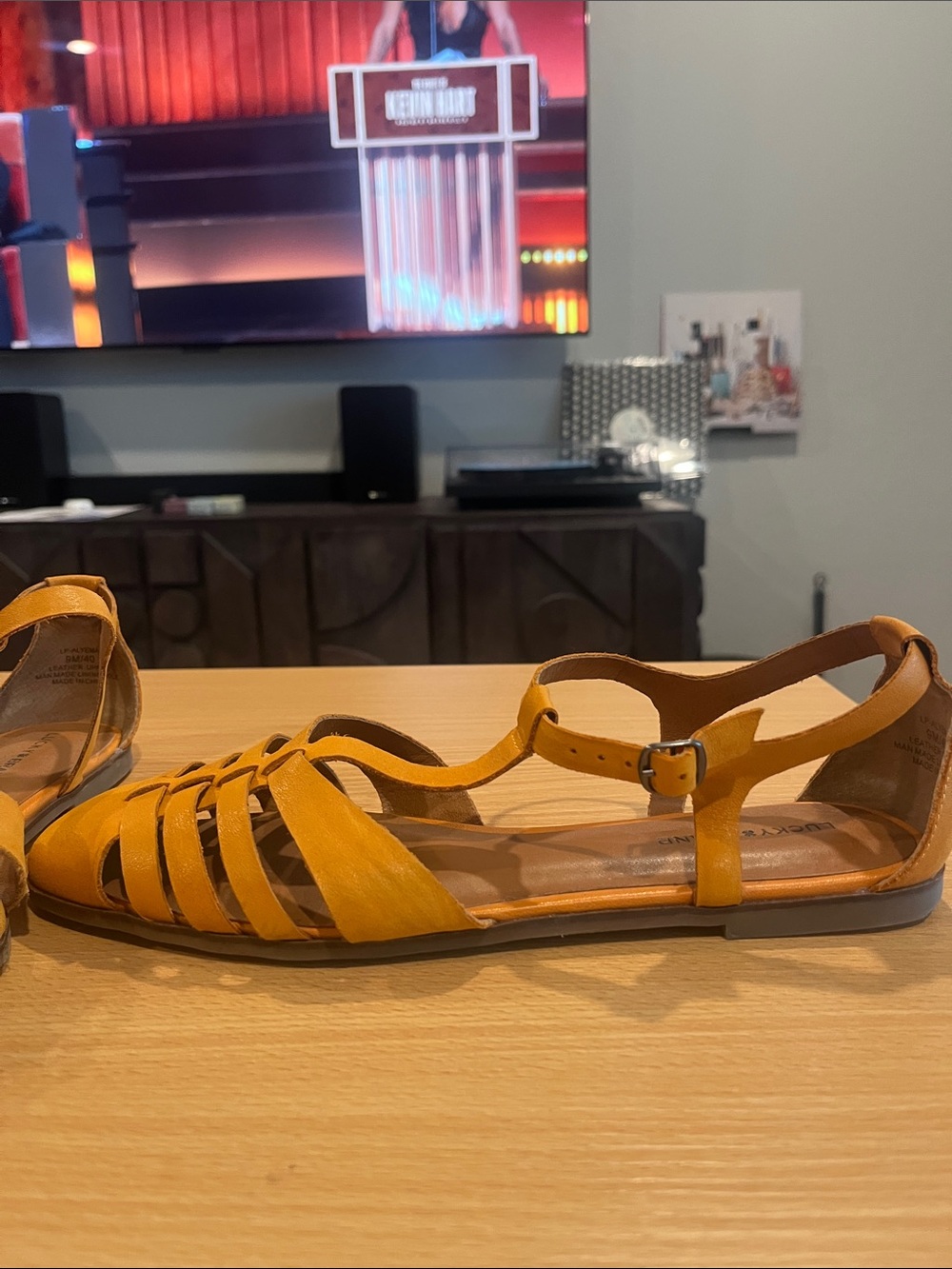 Lucky Brand Fisherman Sandals | Mustard